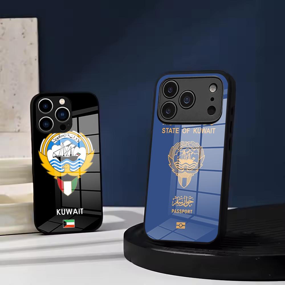 Phone Cases Kuwait - Kuwait Passport Flag Map Phone Case