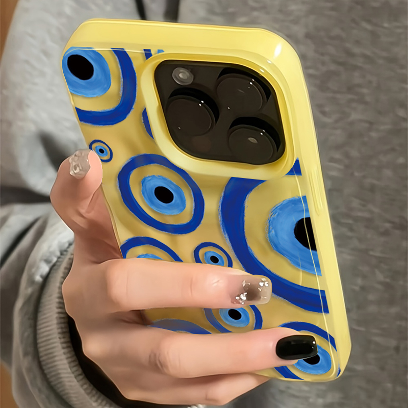 Phone Cases Beach - Retro Blue Eye Design TPU Phone