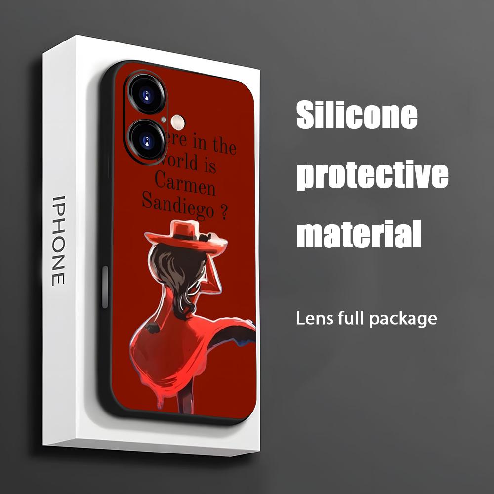 Phone Cases Iphone 13 - Hot Carmen Sandiego Cartoon Phone Case