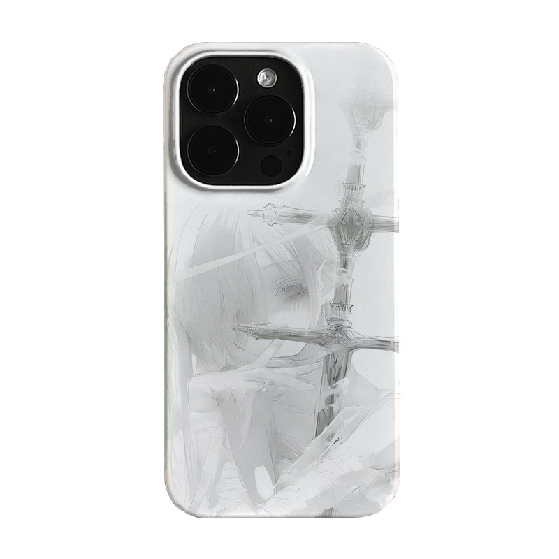 Phone Cases Cool Girl - Beautiful Anime Girl Sword Cool Jelly
