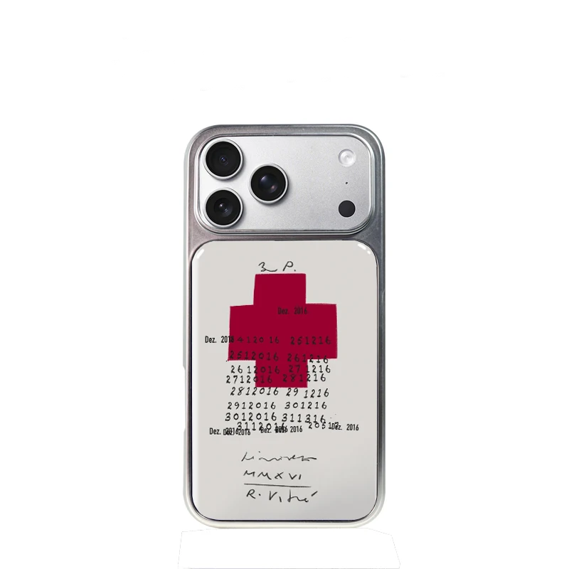 Phone Cases That Charge Your Phone - Ins Retro Red Cross Phone Case