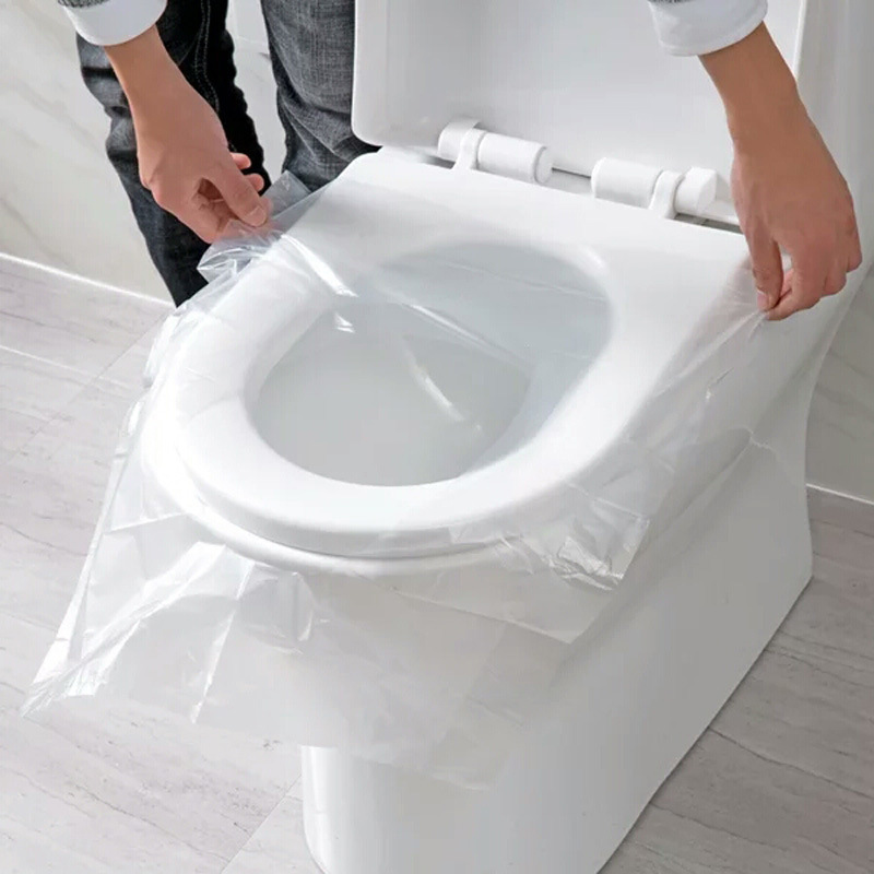 Biodegradable Eco Case - 10/50PCS Biodegradable Disposable Plastic Toilet Seat