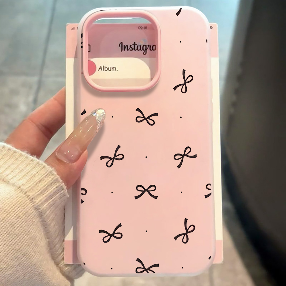 Phone Cases Store - Cute Bow Polka Dot INS Phone