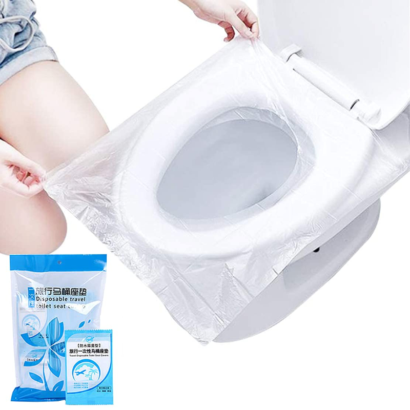 Biodegradable Eco Case - 50/100PCS Biodegradable Disposable Plastic Toilet Seat