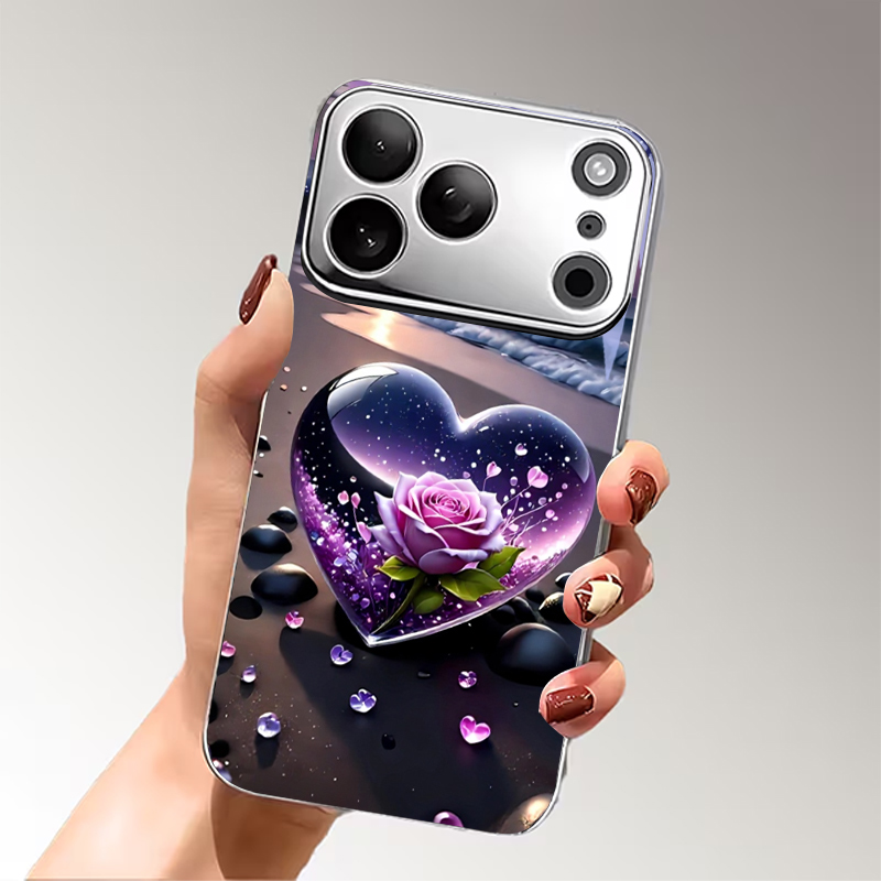 Heart Purple Rose Beach Electr - Phone Cases Beach review and price