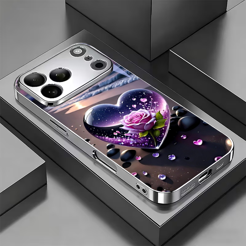 Heart Purple Rose Beach Electr - Phone Cases Beach review and price