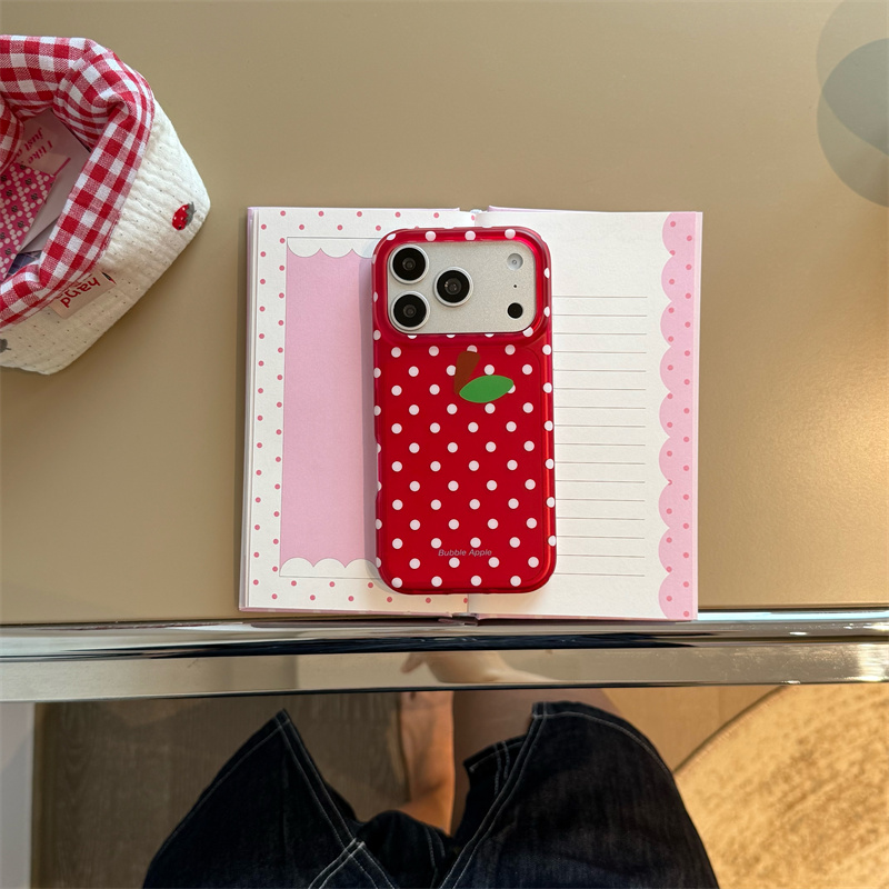 Red Polka Dot Phone Case For A - Phone Cases Redbubble review and price