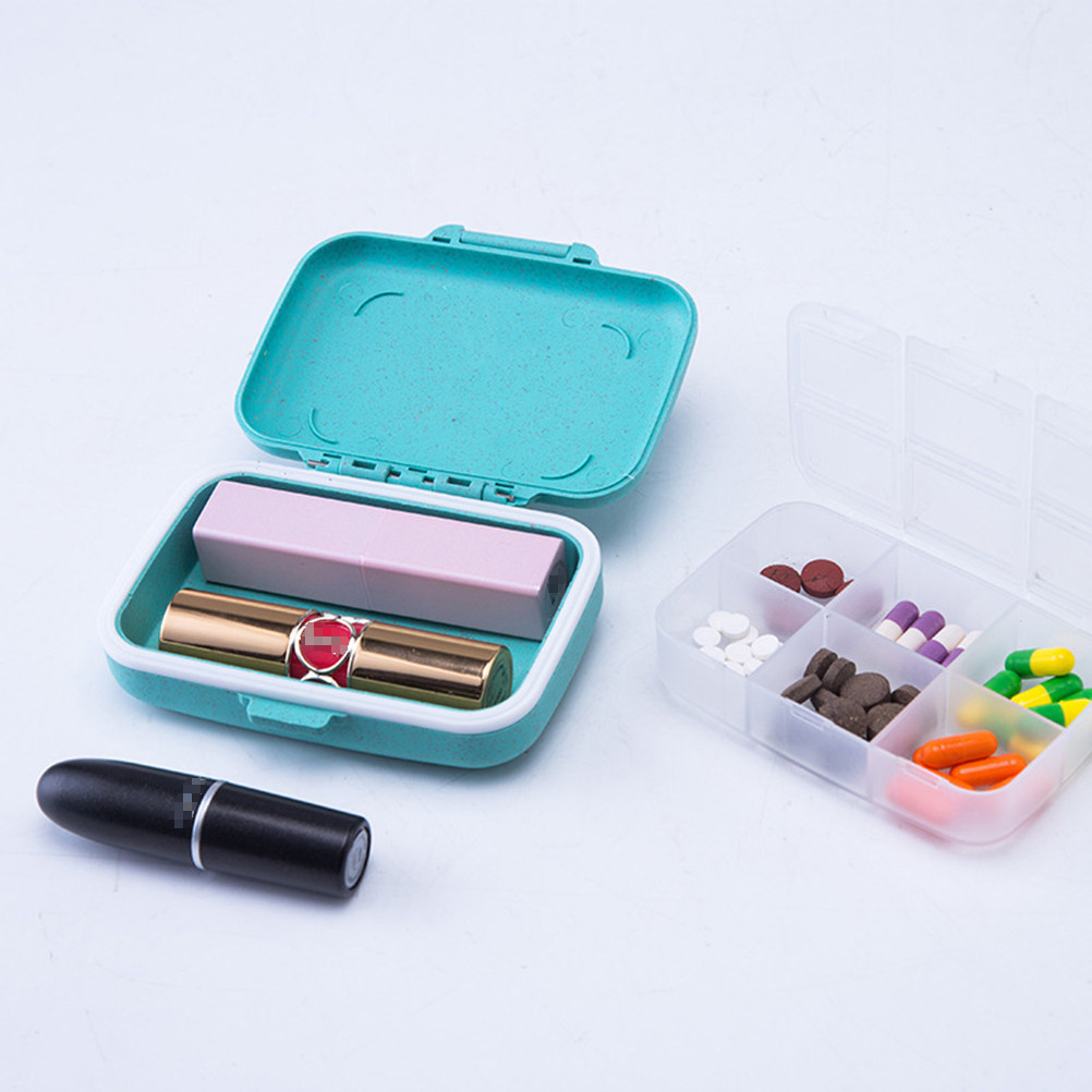 Six Compartment Portable Pill  - Biodegradable Eco Case review and price