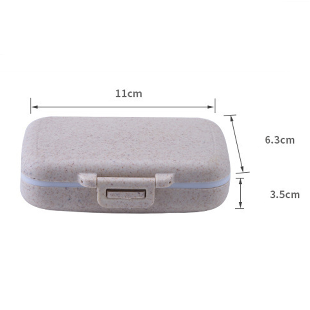 Six Compartment Portable Pill  - Biodegradable Eco Case review and price