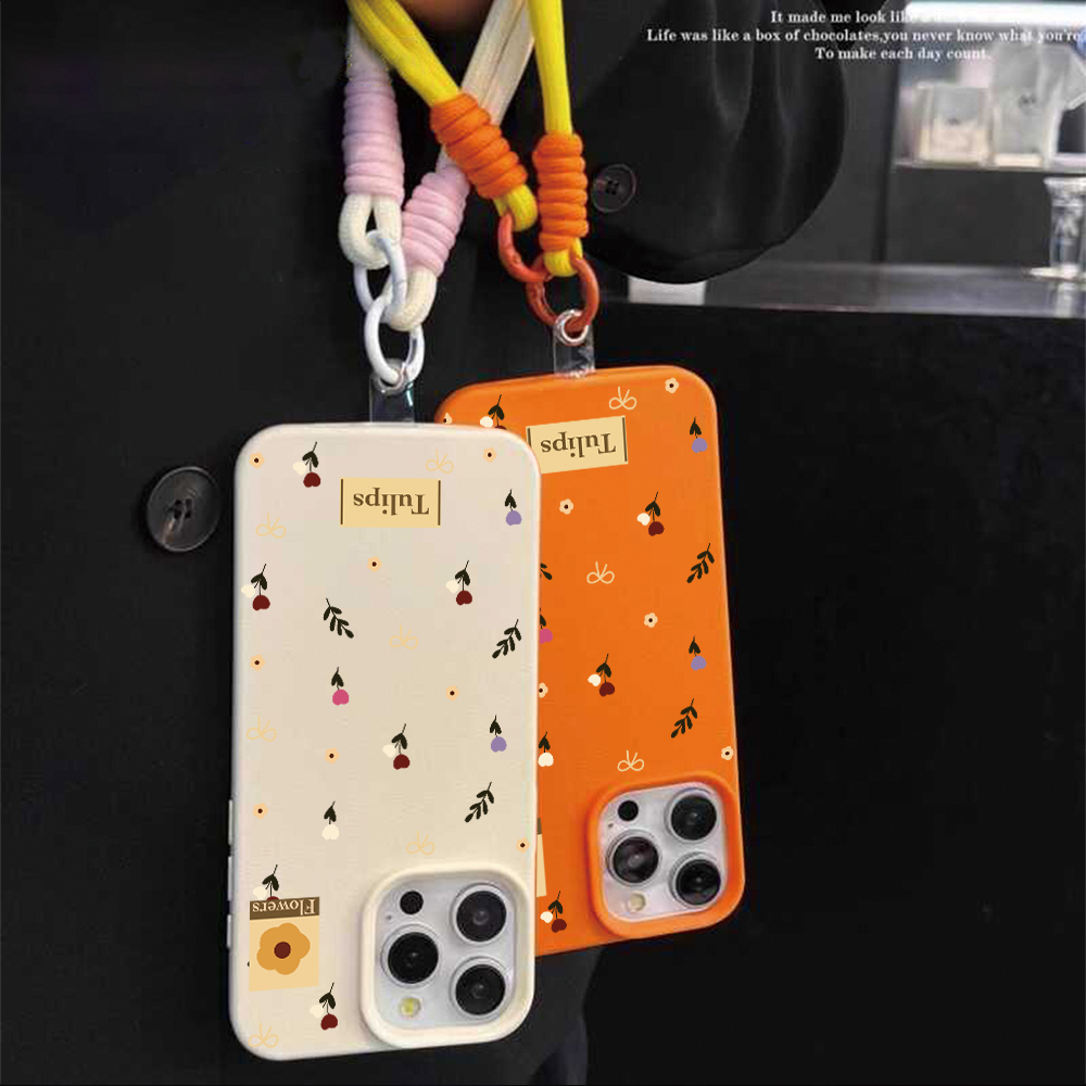 Tulip Bow Strap Rope Phone Cas - Phone Cases Leather review and price