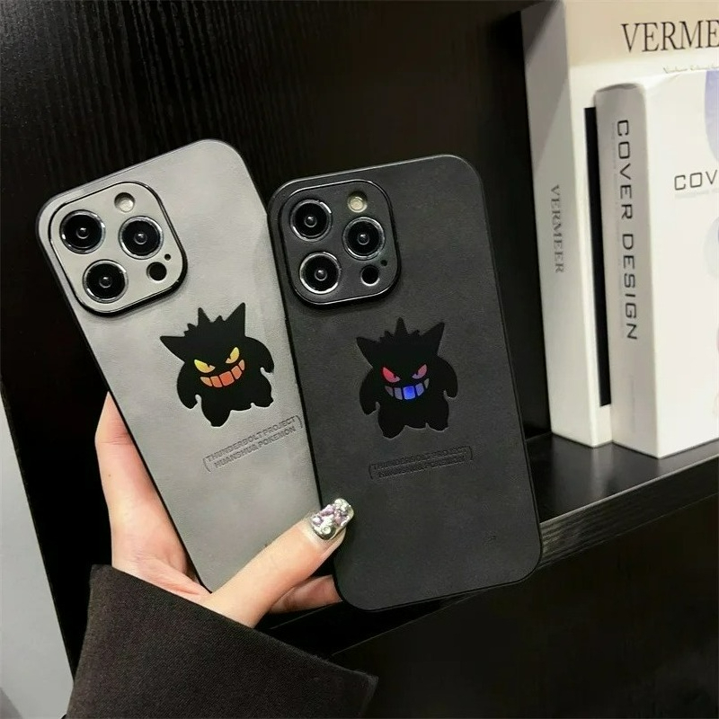 Cartoon Anime Gengar Leather T - Phone Cases Leather review and price