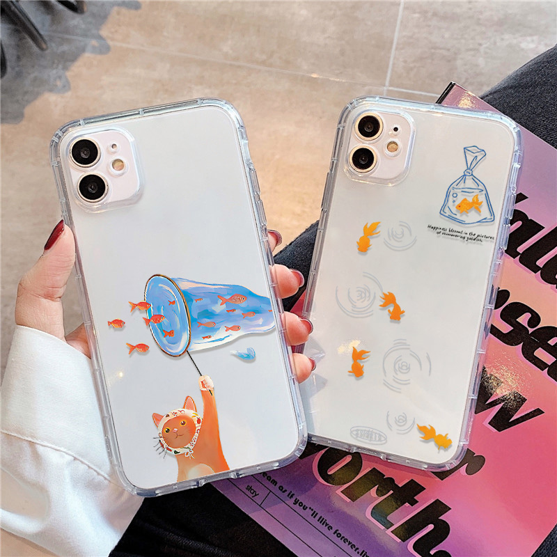 Lovely Fishes Clear Phone Case - Phone Cases Clear review and price