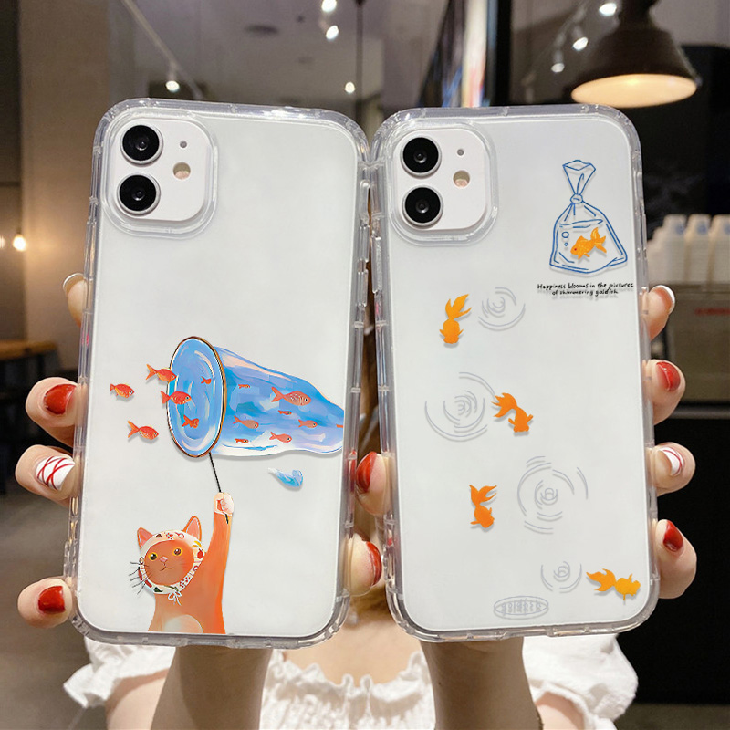 Lovely Fishes Clear Phone Case - Phone Cases Clear review and price