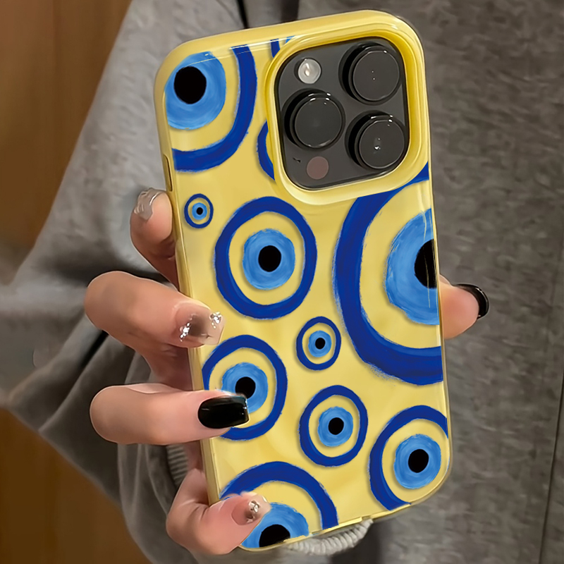 Retro Blue Eye Design TPU Phon - Phone Cases Beach review and price