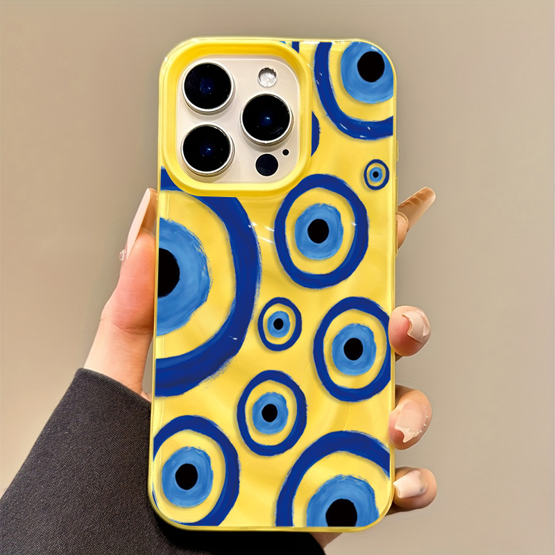 Retro Blue Eye Design TPU Phon - Phone Cases Beach review and price