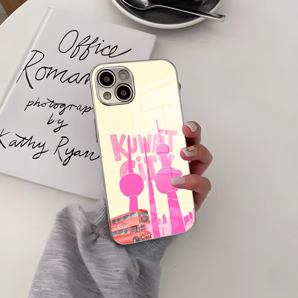 Kuwait Flag Phone Case Luxury  - Phone Cases Kuwait review and price