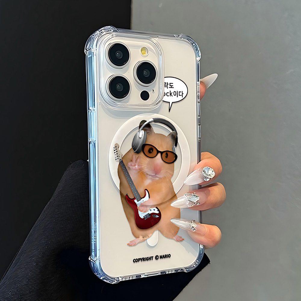 Magnetic Korean cutie hamster  - Phone Cases That Charge Your Phone review and price