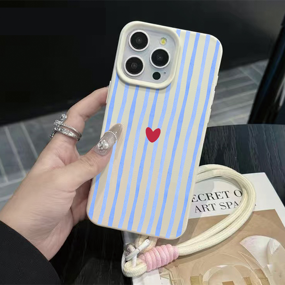 Vertical Stripes Hearts Phone  - Apple Iphone 15 review and price
