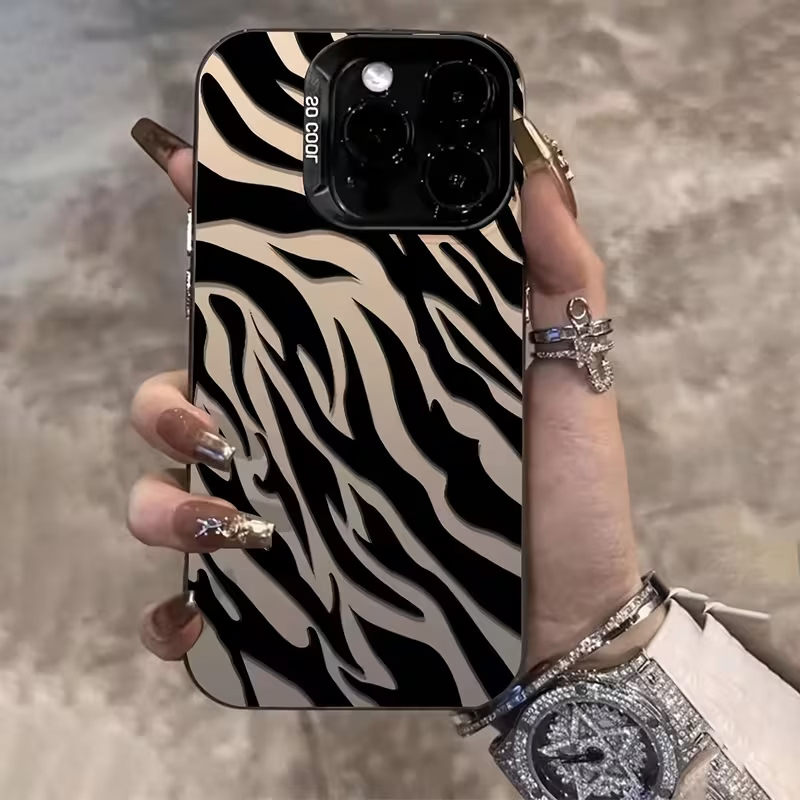 Zebra Pattern Black Advanced I - Phone Cases Zebra review and price