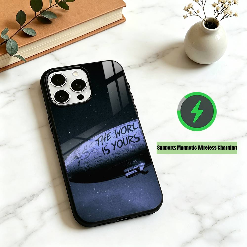 T-The W-World Is Yours Letter  - Phone Cases That Charge Your Phone review and price