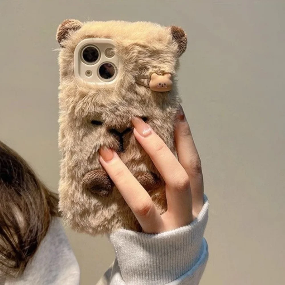 Luxury Capybara Fluffy Fur Pho - Phone Cases Apple review and price