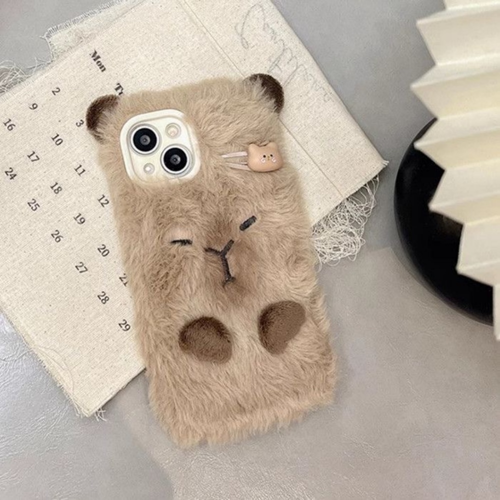 Luxury Capybara Fluffy Fur Pho - Phone Cases Apple review and price