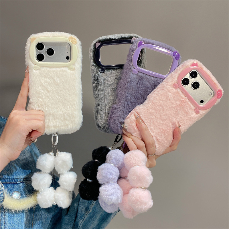 Luxury Solid Colors Furry Plus - Phone Cases Iphone 13 review and price