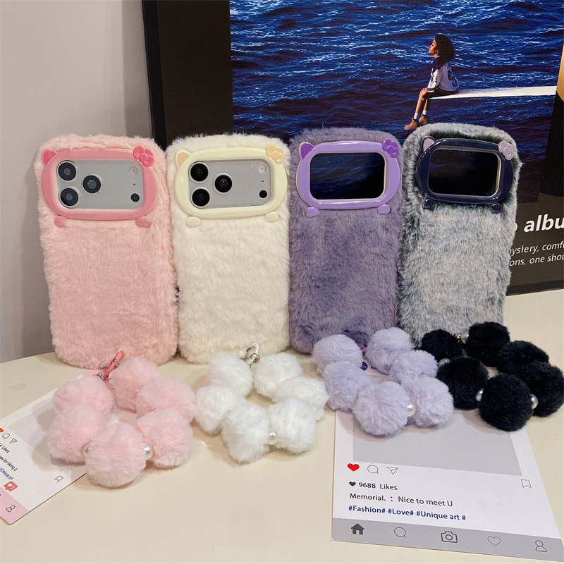 Luxury Solid Colors Furry Plus - Phone Cases Iphone 13 review and price