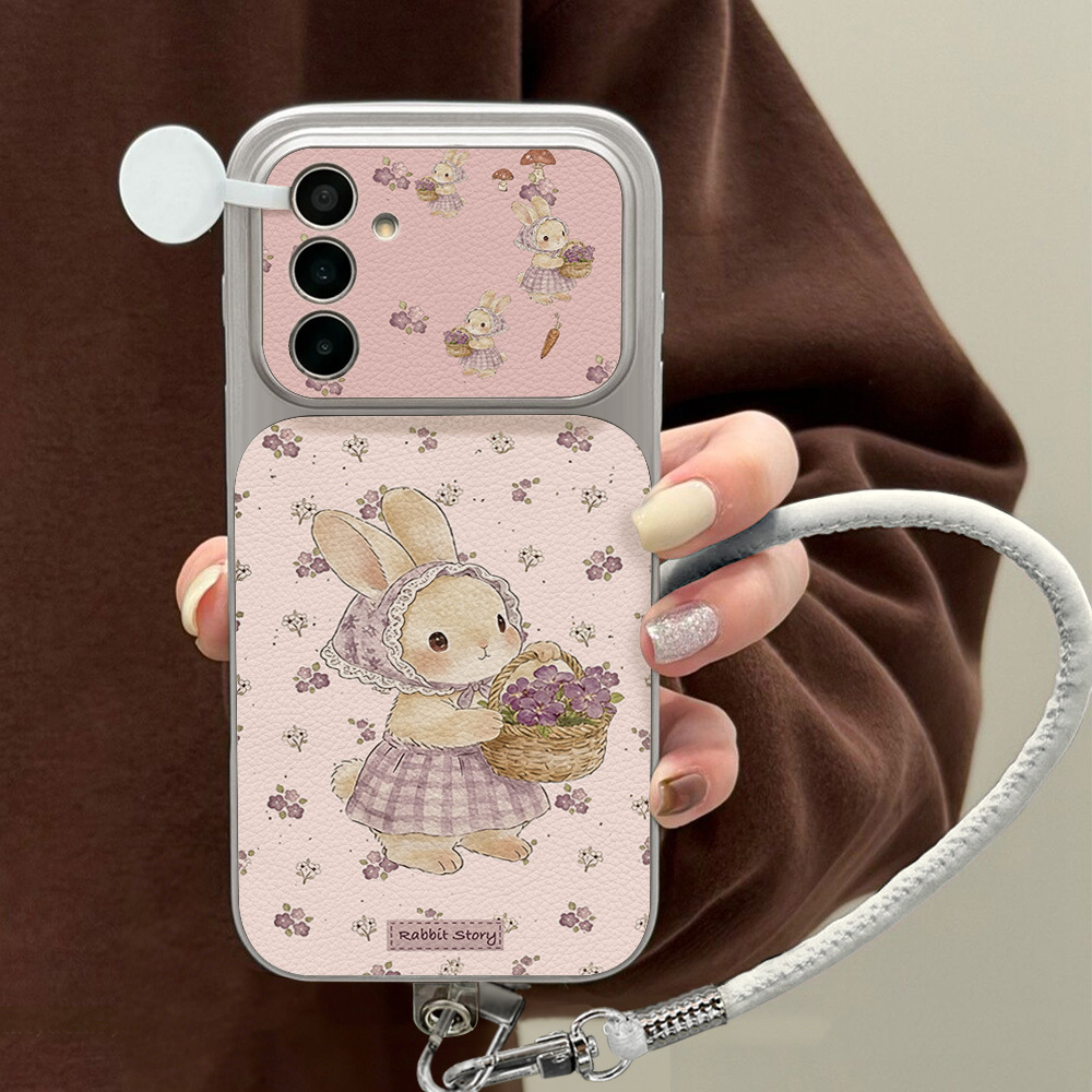 Cute Rabbit Leather Phone Case - Phone Cases Leather review and price