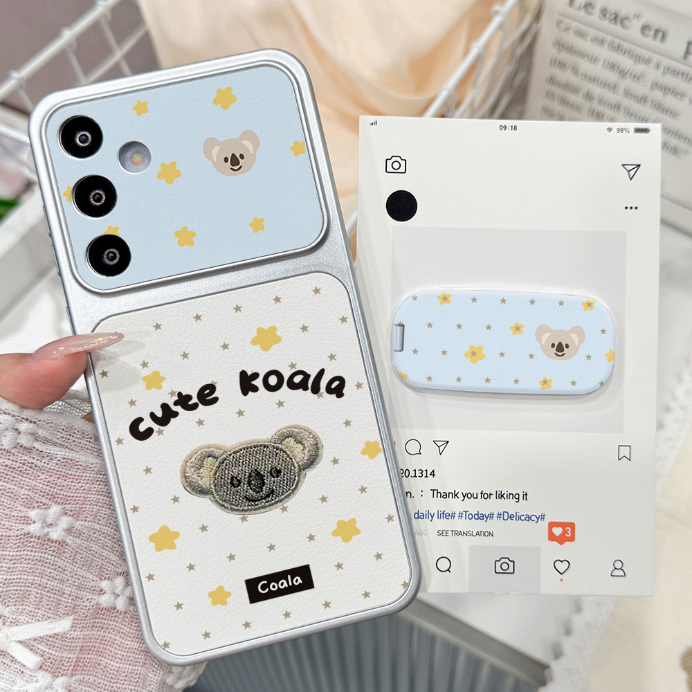 Cute Koala Leather Phone Case  - Phone Cases Leather review and price