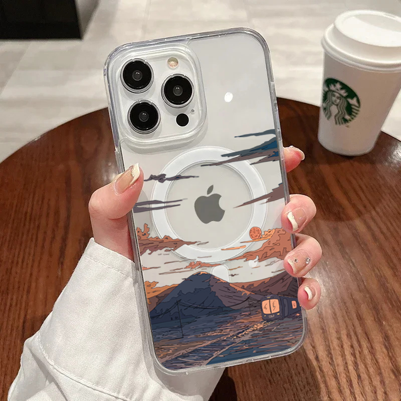 Sunset Pattern Fashion Phone C - Phone Cases Store review and price