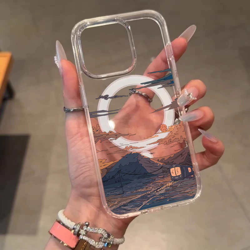 Sunset Pattern Fashion Phone C - Phone Cases Store review and price