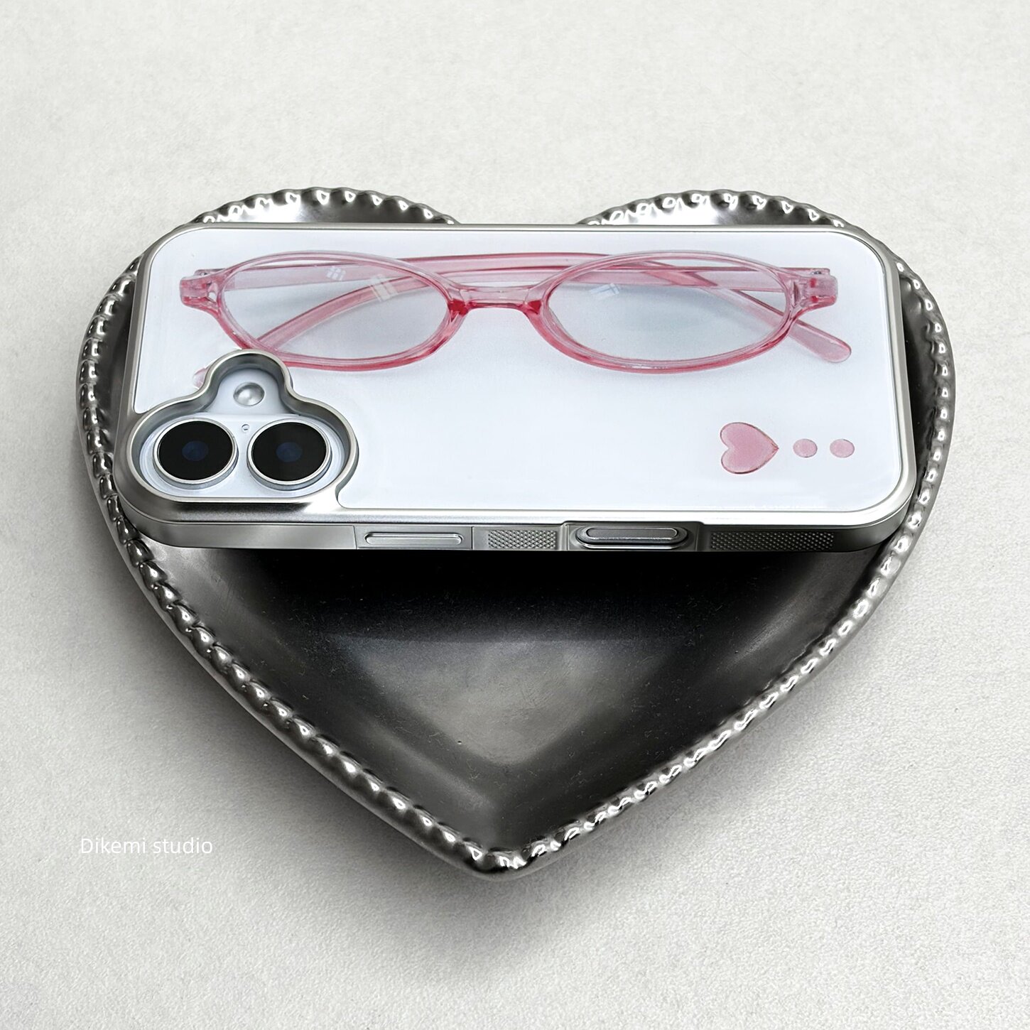 Korean ins Girl Heart Pink Gla - Phone Cases Cool Girl review and price