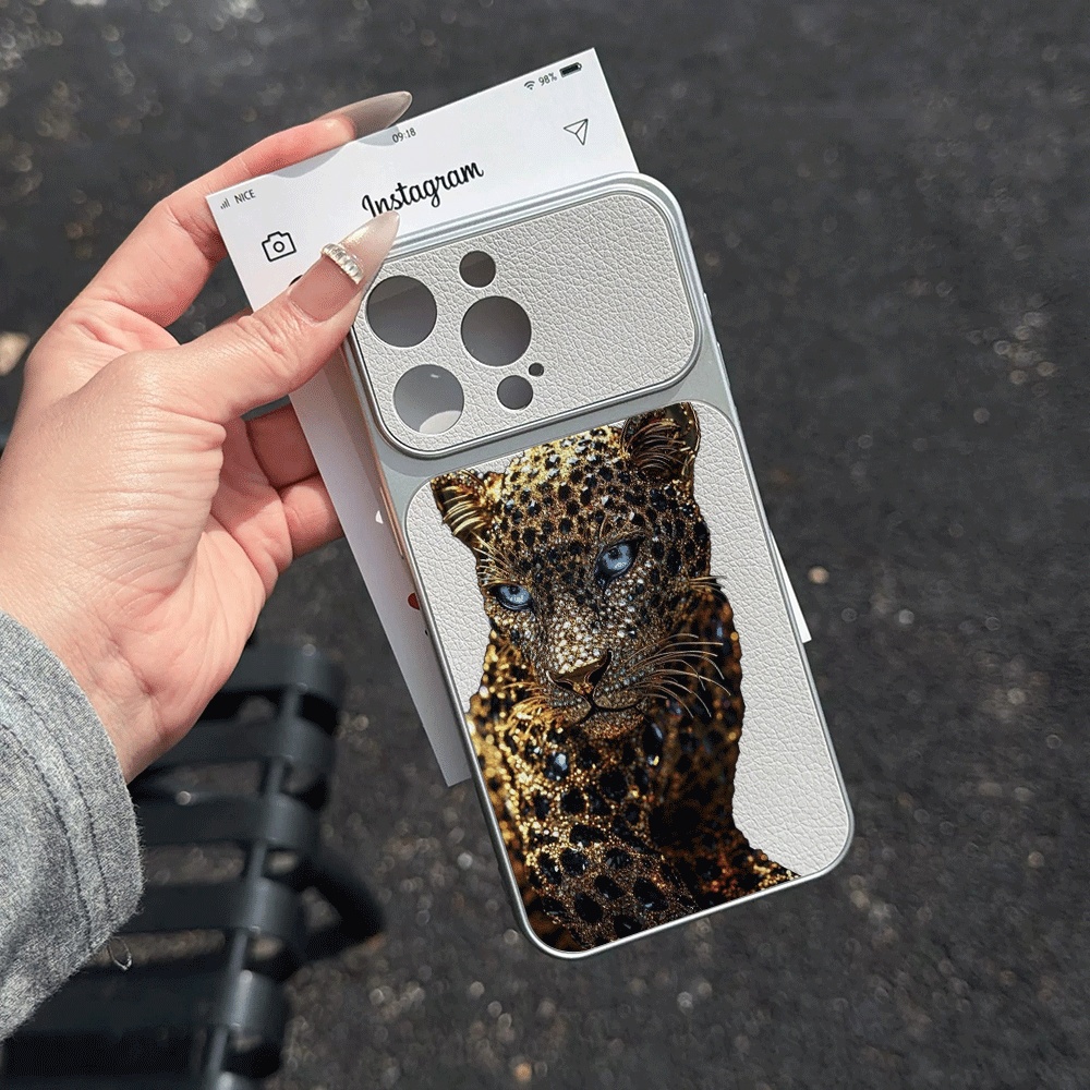 Chic Statement Leopard Head Ph - Phone Cases Leather review and price