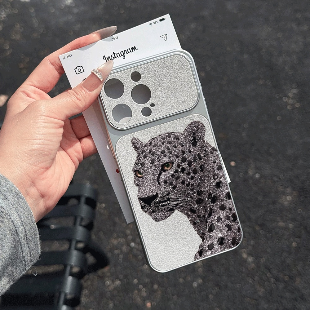 Chic Statement Leopard Head Ph - Phone Cases Leather review and price