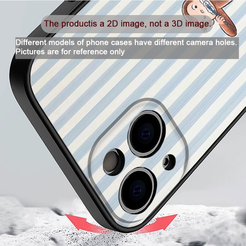 Cartoon Striped Monkey Holding - Phone Cases Iphone 13 review and price